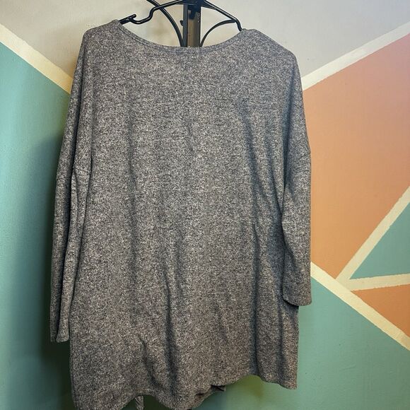 Womens Plus‎ Size 2x Top Be Strong And Courageous Brand Tea Please Tie - Picture 2 of 6